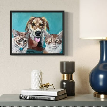 Cuadro para 3 Mascotas