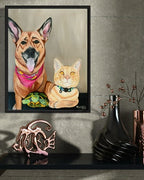 Cuadro para 3 Mascotas