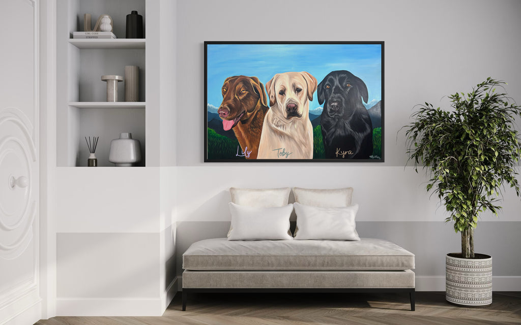 Cuadro para 3 Mascotas