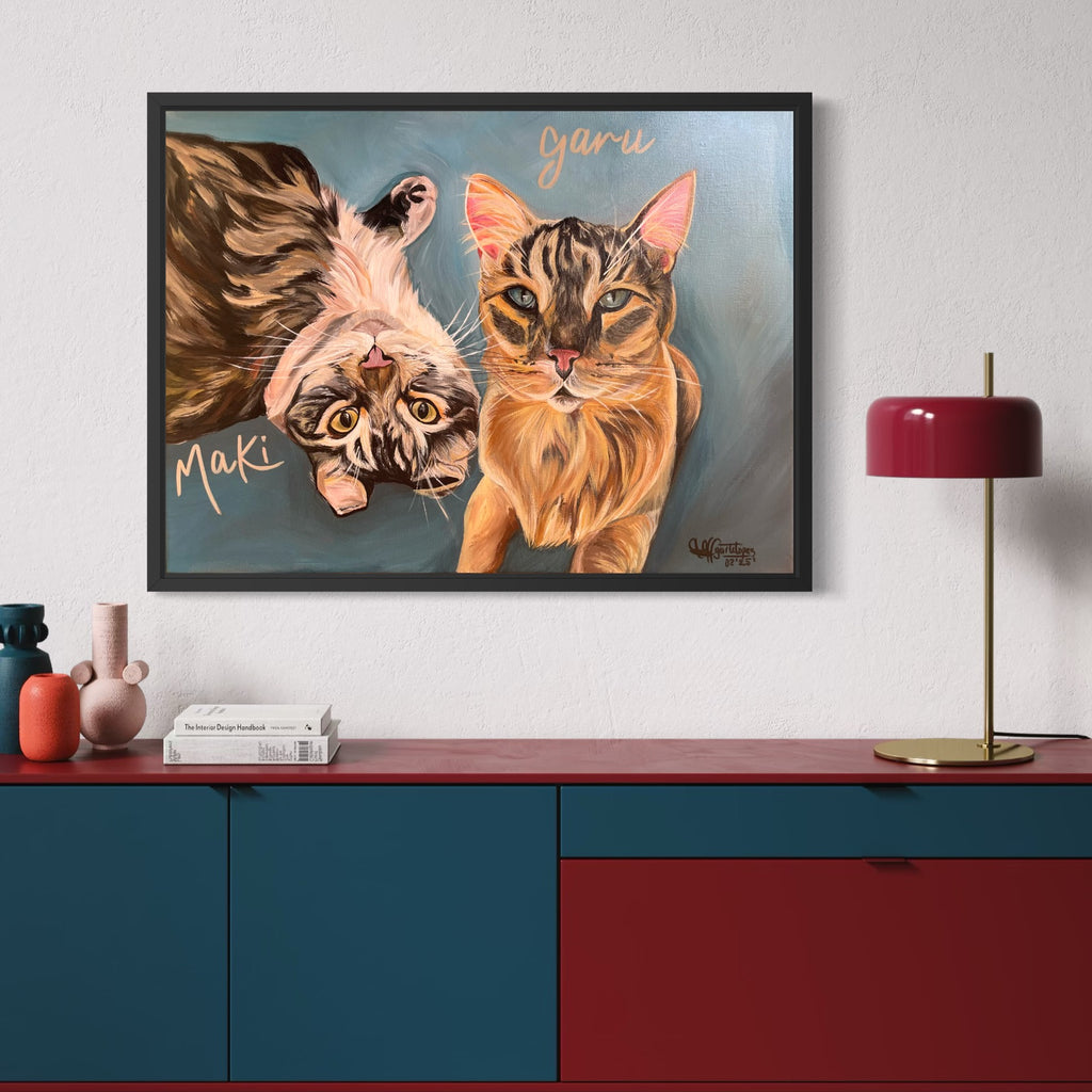 Cuadro para 2 Mascotas