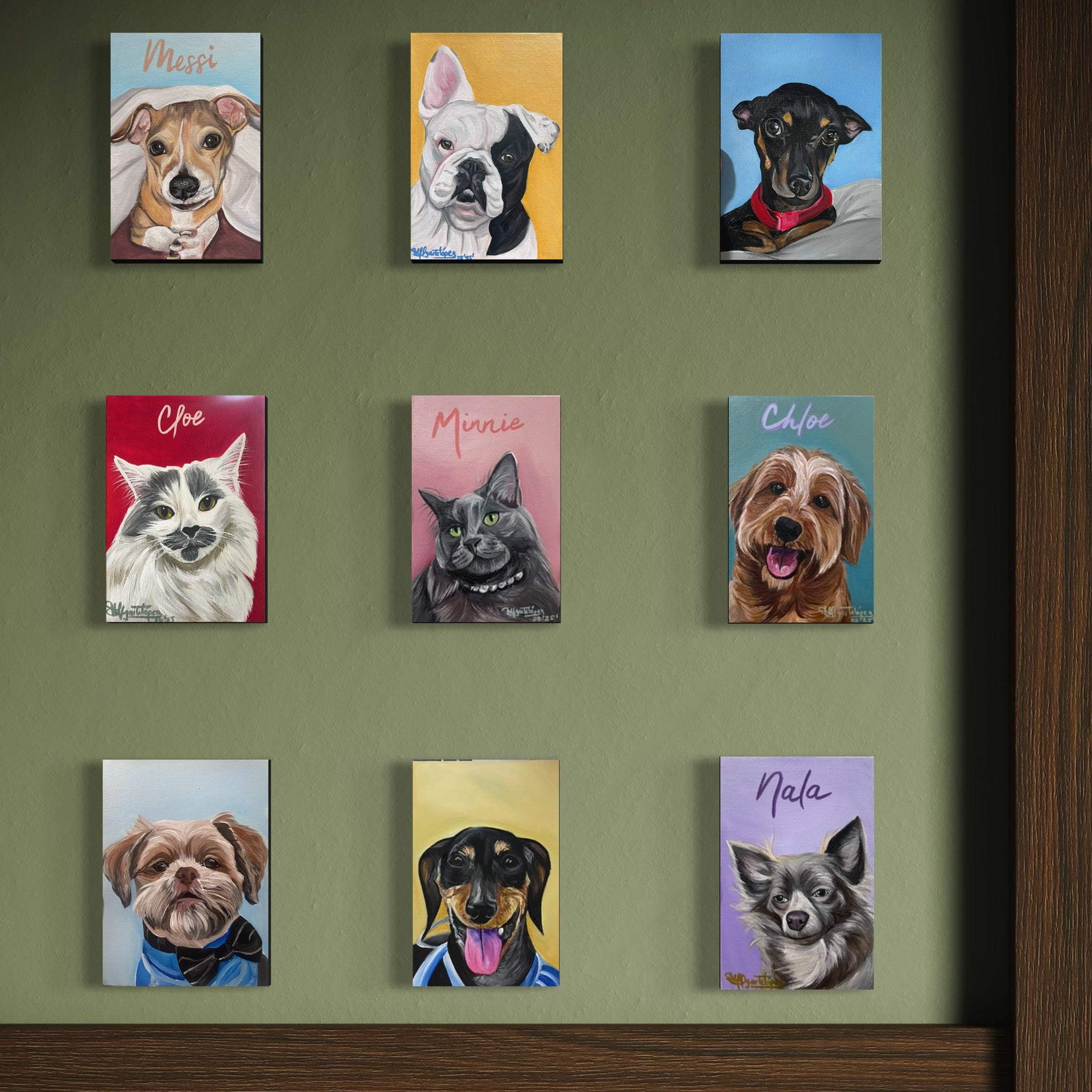 Cuadro mini de mascota